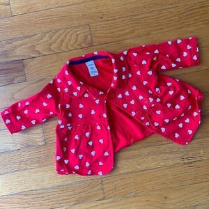 — Carter’s — Baby‎ girl red coat with heart pattern 3M